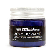 FINNABAIR Art Alchemy Metallique Acrylic Paint -Midnight Sky 964450